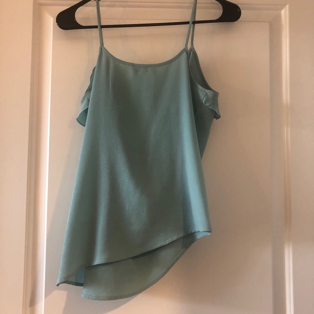 Leith Wrap Front Ruffle Tank - Picture 8 of 8